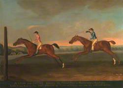 The Match between Aaron and Driver at Maidenhead, August 1754: Aaron Winning the Second Heat