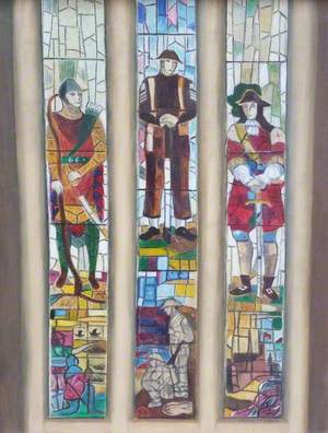 Stained Glass Window at Royal Garrison Church