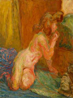 Nude in the Firelight
