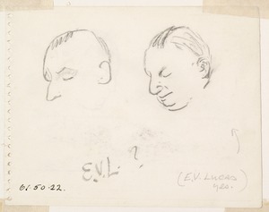 E.V. Lucas - Portrait Sketches (3)
