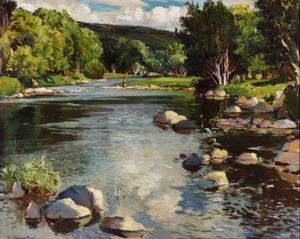 The River Deveron at Huntly, Aberdeenshire