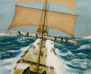 Ship in a Storm (Bringing in the Mainsail)