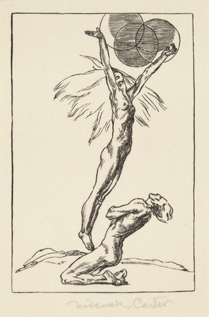 Apuleius in Thessaly - one of a set of forty two book plates