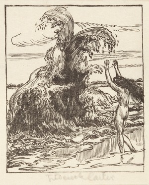 The Water Dragon - one of a set of forty two book plates