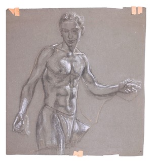 Man Pulling Up - Study For The University Union Mura