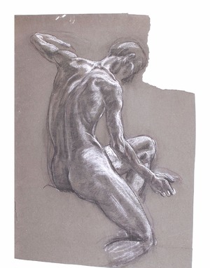 Man - Study For The University Union Murals