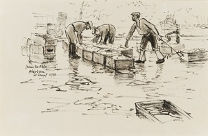 Aberdeen, Men with Fish Boxes - Illustration for H.H. Kynett's 