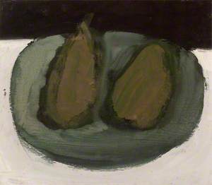 Two Pears on a Plate