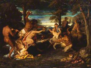 Bacchus Nursed by the Nymphs of Nyssa