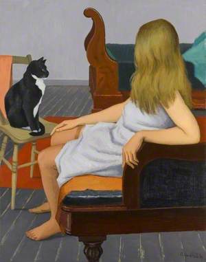 The Girl with a Cat