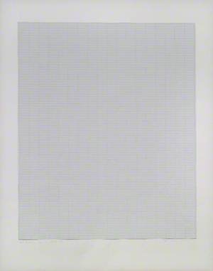 White Drawing, Light Grey Intervals VIII