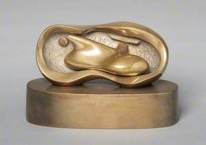 Maquette for Reclining Interior Oval