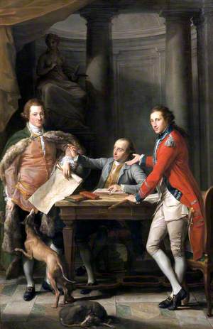 Sir Watkin Williams-Wynn (1749–1789), 4th Bt, Thomas Apperley (1734–1819), and Captain Edward Hamilton