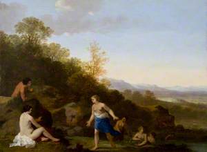Landscape with Nymphs Bathing