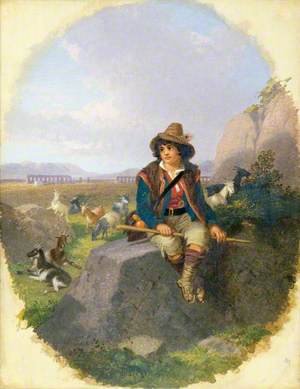 A Goatherd on the Roman Campagna