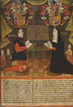 Thomas (d.1480) and Elizabeth (d.1533) Stradlinge