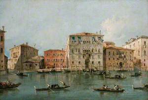 View of the Palazzo Loredan dell'Ambasciatore on the Grand Canal, Venice