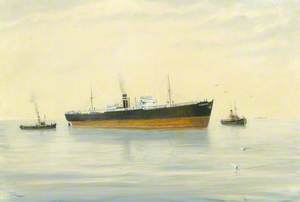 SS 'Llandaff' Waiting for the Tide