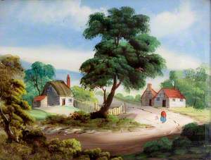Cottages and Trees