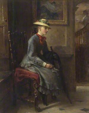 Interior with a Girl Waiting