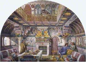 Design for Summer Smoking Room, Cardiff Castle