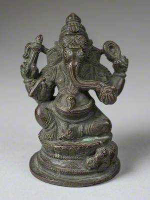 Seated Four-Armed Ganesh