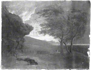 A Landscape: The Approach of a Shower