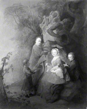 The Artist and his Family in a Park