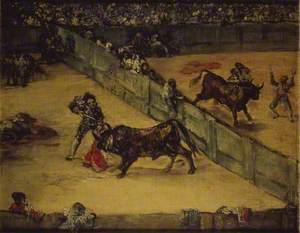 Scene at a Bullfight: División de place