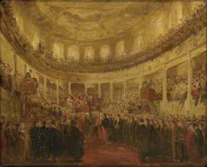 The Conferment of Honorary Degrees on the Allied Sovereigns in the Sheldonian Theatre