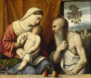 The Virgin and Child with St Jerome