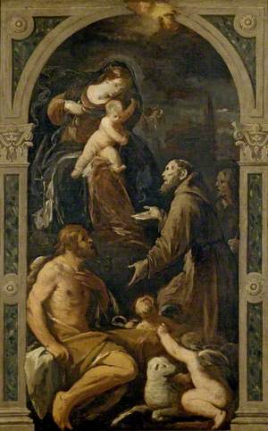The Virgin and Child with Sts John the Baptist, Francis and James the Great