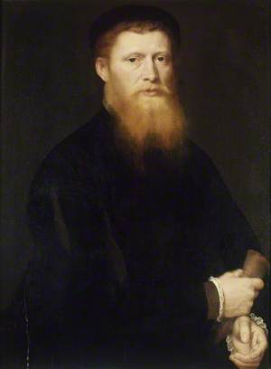 Half-length Portrait of a bearded Man