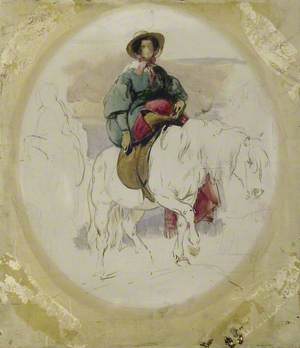 Queen Victoria on a highland Pony