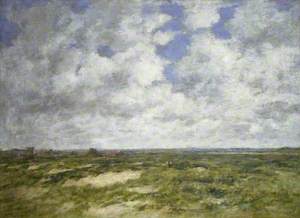Berck, cloudy Landscape