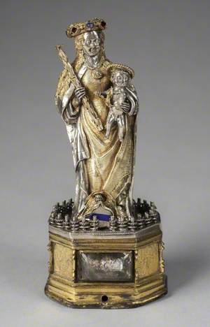 Figures of the Virgin and Child Reliquary