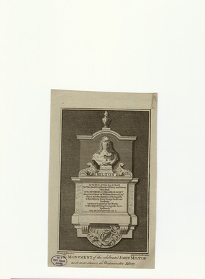 Monument to John Milton