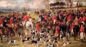 A Kill with the Whaddon Chase Foxhounds