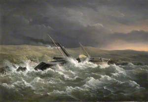 ‘HMS Danube’ Blown on Shore while in Kazatch Bay, Sevastopol, Ukraine, 14 November 1854 (Lieutenant in Command, Ralph P. Cator)