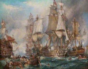 The Battle of Trafalgar, 21 October 1805