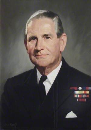 Rear Admiral J. P. Scratchard, DSC, Commandant (1960–1962)