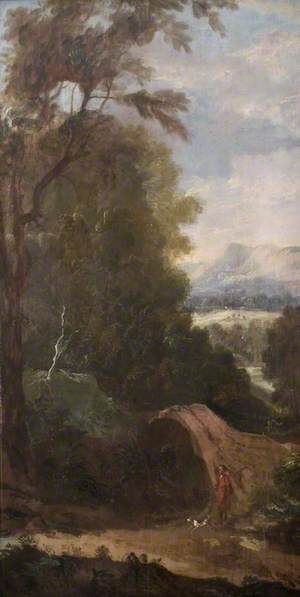 Landscape with a Man and a Dog