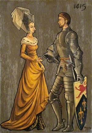 Soldier and Lady of 1415