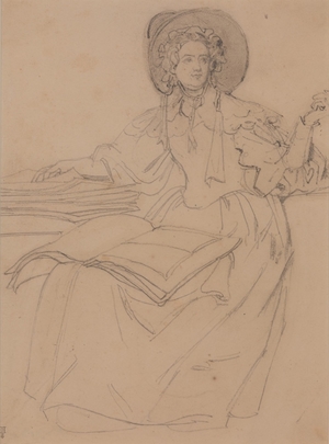 Study for a Portrait of Mary Russell Mitford (1787–1855)