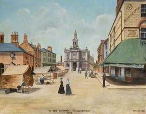 The Corn Exchange, Wellingborough, Northamptonshire, 1900