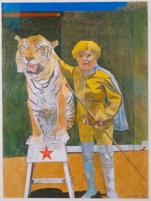 Mabel Stark, an 80 Year Old Lion Tamer