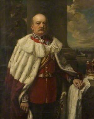 Edward Montagu (1839–1916), 8th Earl of Sandwich, in Coronation Robes