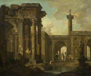 Architectural Fantasy with Classical Ruins