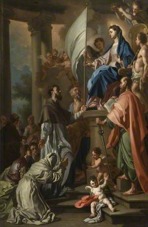 St Bonaventure Receiving from the Virgin the Standard of San Sepolcro