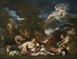 The Disarming of Cupid, an Allegory of Chastity